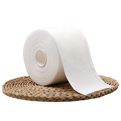 WANGMINGTU Disposable Face Towel, Face Wash Cloth, Facial Cleansing Cloths, Facial Towels, Cotton Tissue, Disposable Washcloths, 100% Luxury Organic Soft Thicker Makeup Remover Dry Wipes