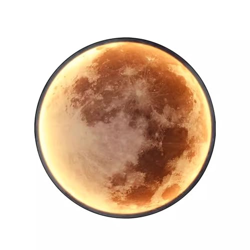 ASYHONG Lámpara de Pared LED Moderna con Sombra de plástico Cuerpo de Metal Corredor jardín de Garaje Patio al Aire Libre Lobo Gris 50 cm KeYJ