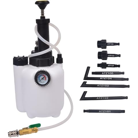 3L Manual Transmission Fluid Pump Oil Filling Filler System Fluid Transfer Pump Tool with Adapters Cover