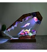 Amazon.com: MASDEC Handcrafted Axolotl Resin Lamp with Wooden Base