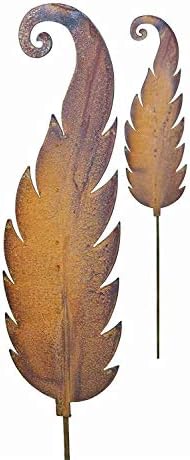 Bornhöft Gartendeko Lampensilhouette Edelrost - 60cm Hohe Vintage Deko Figur Für Garten & Terrasse