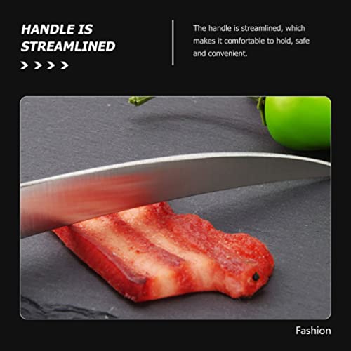 Luxshiny Bbq Brisket Knife Meat Cleaver Boning Knife Fillet Knife Chef Kitchen Knife Curved Boning Cutter For Meat Fish Poultry Chicken Chef Mercer Knives Kitchen Boning Blade #TOP7
