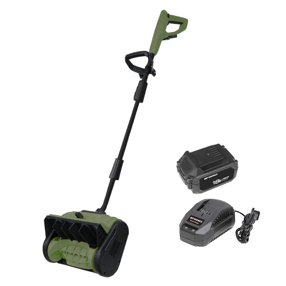 Amazon.co.jp: HAIGE(ハイガー) 電動除雪機 電動スノーショベル