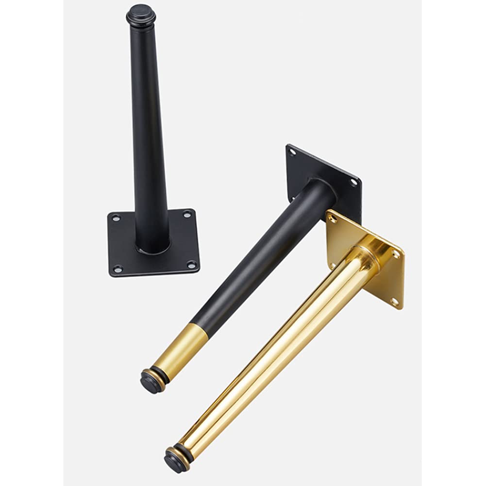 Piedini Divano Metallo Gambe Per Mobili Regolabili LOVEM - 4 Piedini MetallO Oro, Altezza 25cm, Carico 200kg Gambe Sostituzione Mobili Fai Da Te - 3