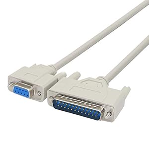 Pngknyocn 7386 DB9 auf DB25 Serielles Kabel