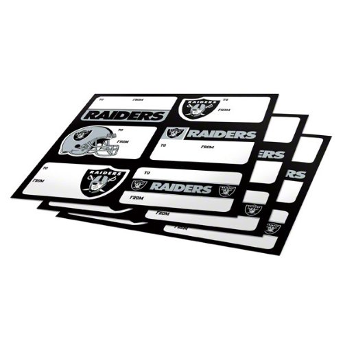 FOCO Oakland Raiders Team Gift Sticker Sheet