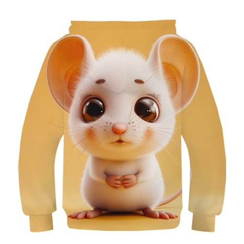 Sweat Souris 3D ado pour le collège et les sorties détente en famille - 2