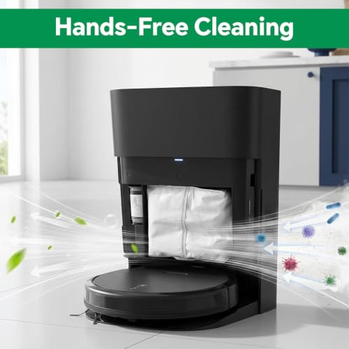 Image of HASTHIP 5Pcs Replacement Dust Bags for Ecovacs T50 PRO / T50 PRO Omni / T50 MAX PRO Omni / T30C Omni / T80 Omni / X8 Pro Omni Robotic Vacuum Cleaner, Replacement Spare Accessories Kit Cleaning Tools
