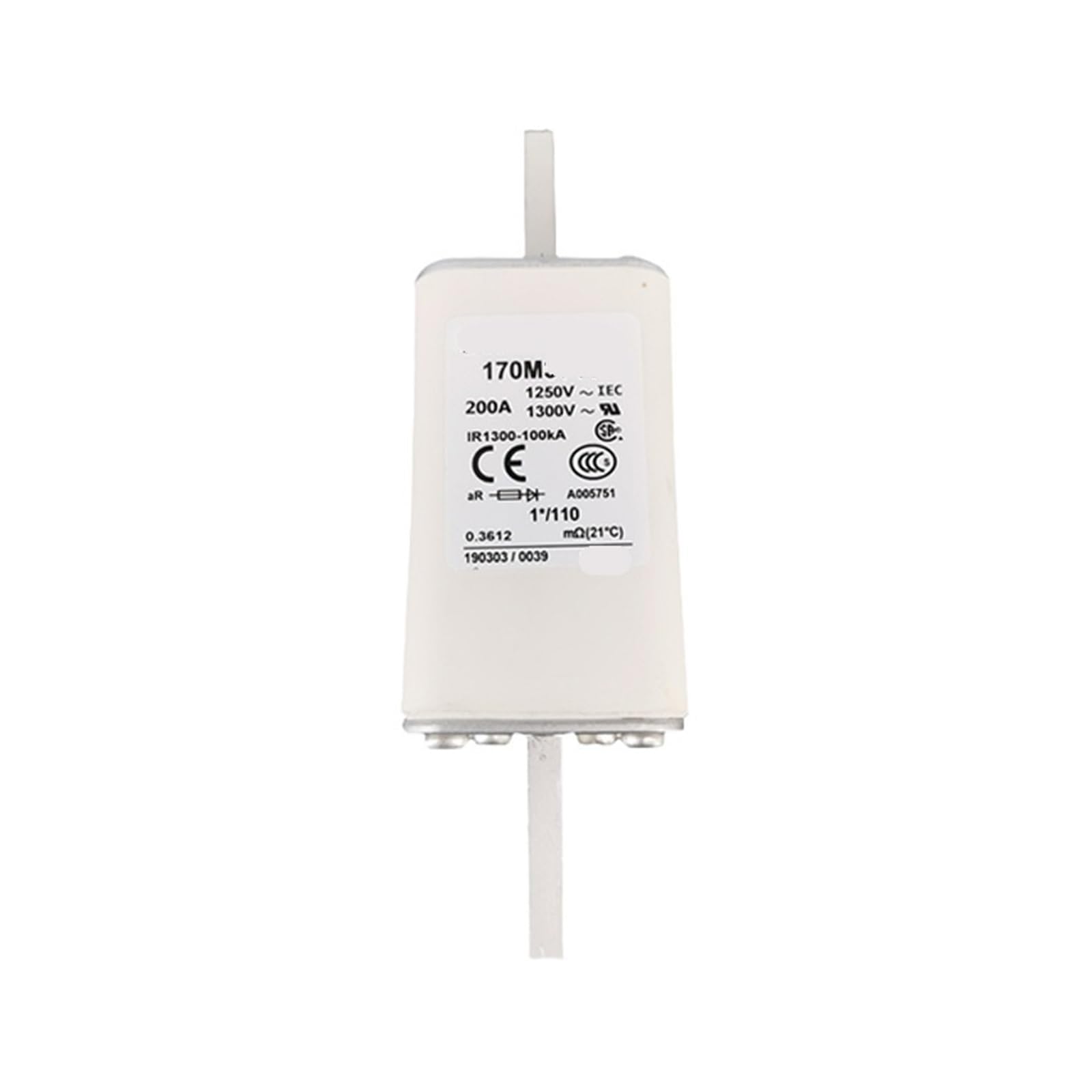 Fusible rapide basse tension 170M3421 protège vos semi-conducteurs des courts-circuits