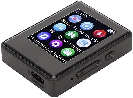 80GB MP3 Player with Bluetooth and, HiFi Lossless Sound MP3 Player with Recording, E Book 1.77 Inch Streaming MP3 MP4 Player for Kids (with