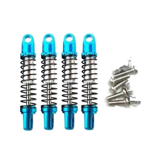 Amortisseurs RC pour Jimny 1/16 en métal bleu hydraulique x4