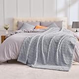 Vielit Kuscheldecke Flauschig 150x200 cm – Ultraweiche Fleecedecke für Couch & Sofa, Warme Wohn- & Kuscheldecke, Leichte Sofadecke, Gemütliche Couchdecke, Atmungsaktiv & Pflegeleicht Decke Grau