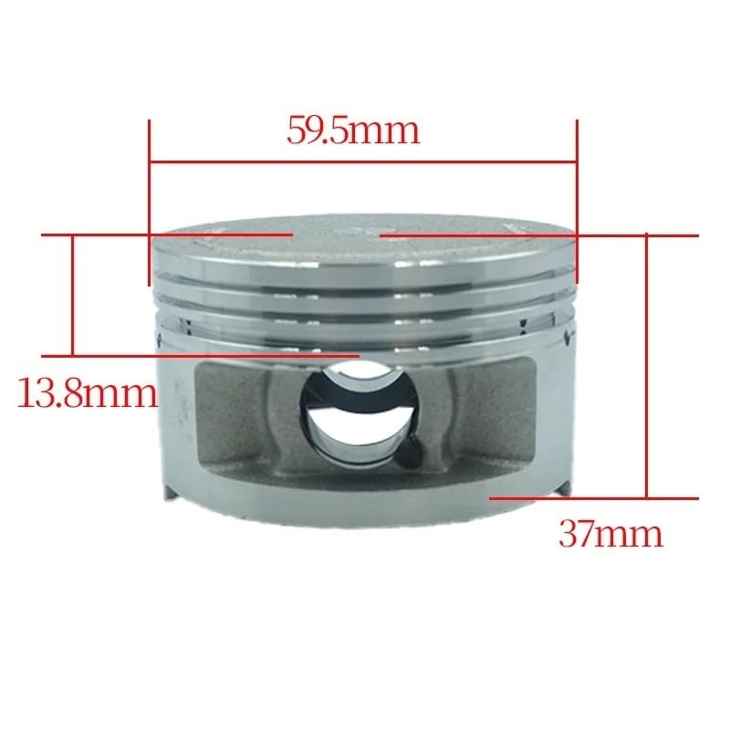 Piston YP150 défaillant ? Solution 59.5mm avec axe 15mm et anneaux