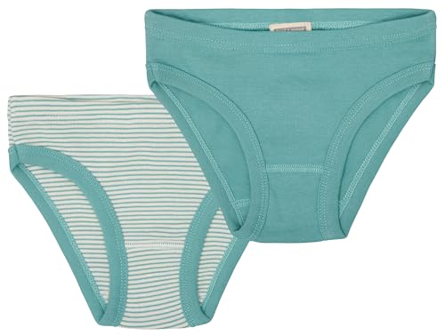 loud + proud Doppelpack Kinder Unterhosen Slips, Feinripp aus Bio Baumwolle und GOTS Zertifiziert