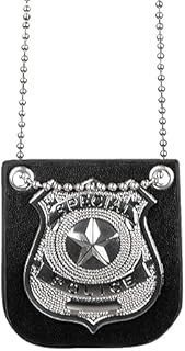 Boland 64333 Bol64333 Adult Police Badge Necklace, Multi-Coloured