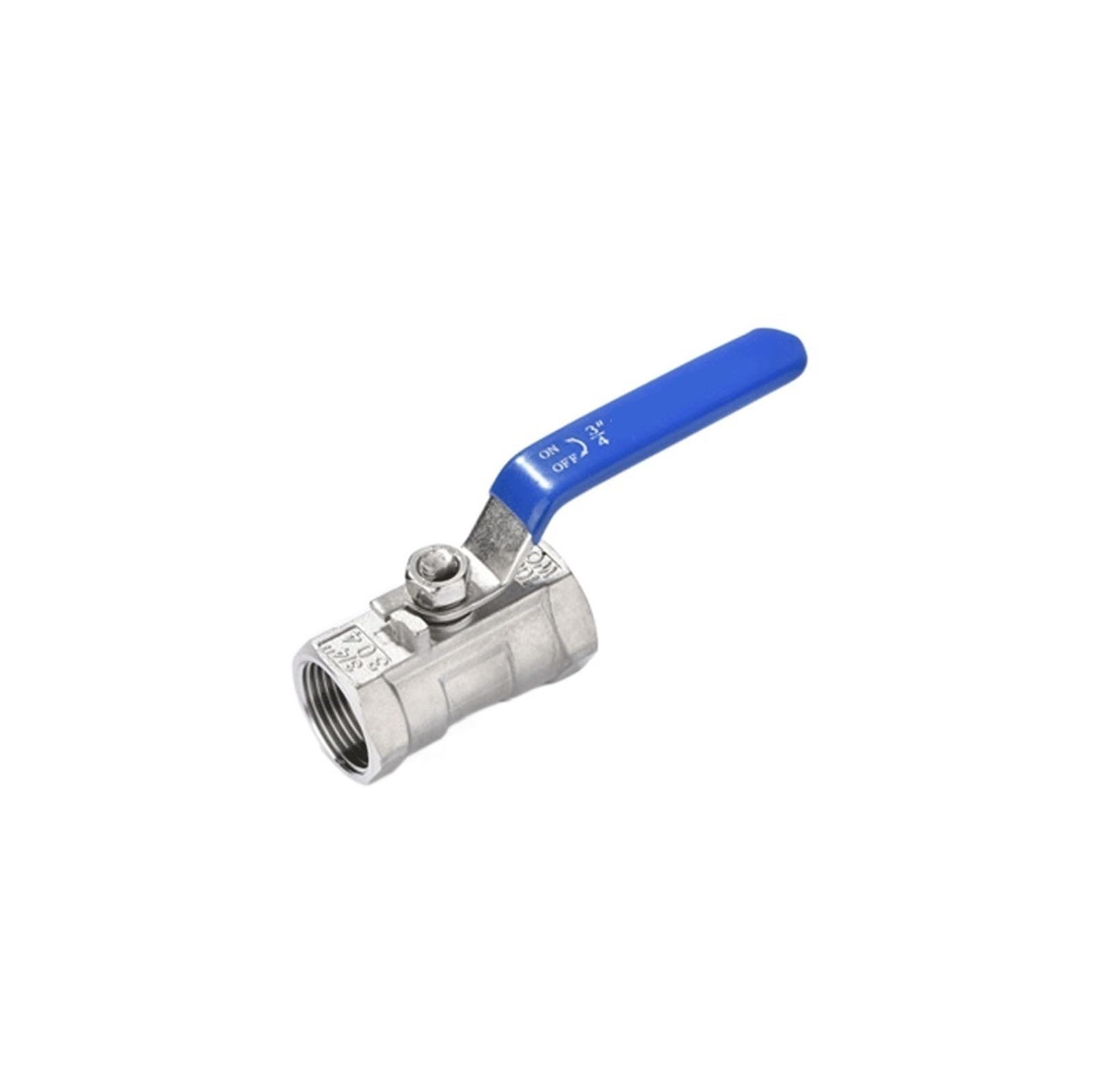 Vanne à Sphère, Vanne à Boisseau sphérique 1 pièce en Acier Inoxydable DN8/DN10/DN15/DN20/DN25 Femelle Eau gazole(304,DN25)