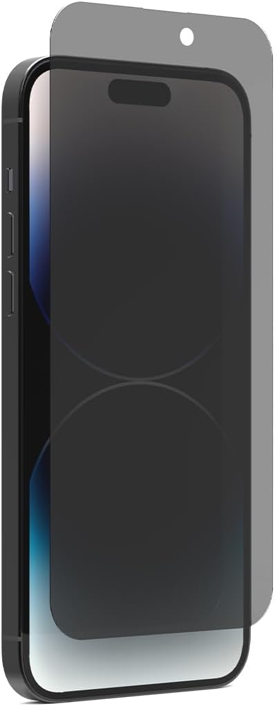 PureGear 2-Way Privacy Tempered Glass Screen Protector Compatible w/ Apple iPhone 14 Pro Max 6.7" (2022), Full Edge-to-Edge Coverage, Self Alignment Installation Tray, Touch Sensitive, Case Friendly, Anti-Fingerprint Coating, Lifetime Replacement, Protect Your Privacy, Conceal Your Screen
