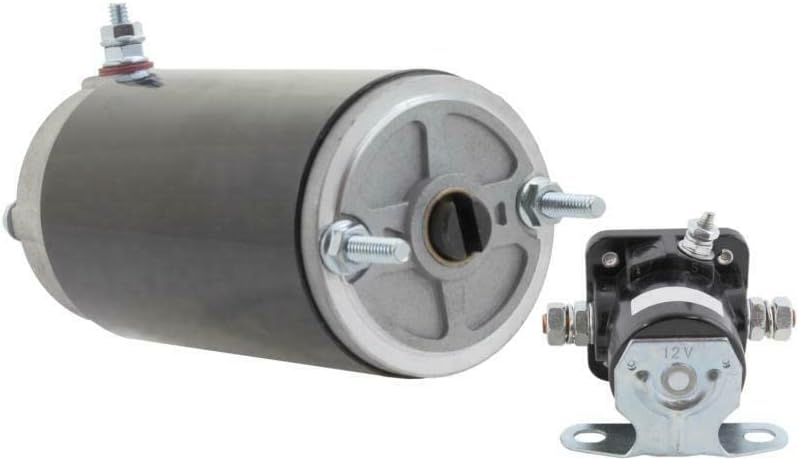 review Snow Plow Motor Fits Meyer E47 E-47 Pump 15054 15054SP w/solenoid New 5200