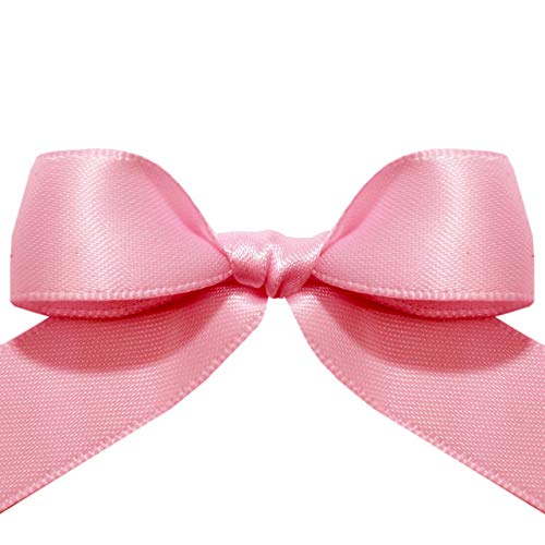 Image of Morex Ribbon 08816 /50-152 Double Face Satin Ribbon, 3 /8 inchx 50 Yd, Fantasy Rose