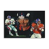 John Elway Football Canvas Art Poster And Wall Art Picture Print Modern Family Bedroom Decor Posters 16x24inch(40x60cm)