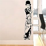 NKJBUVT Pegatina de pared para niños, pegatinas de pared de vinilo para amantes de la película, decoración del hogar, pegatinas de pared de 42 x 170 cm