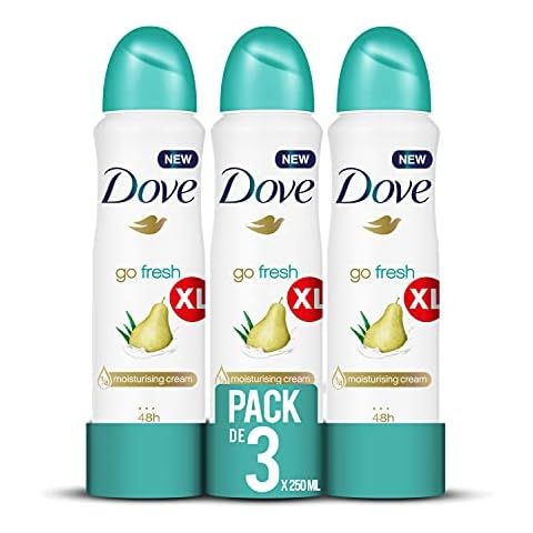 Dove Desodorante Aerosol Pera y Aloe Vera 250ml - Pack de 3 Cover
