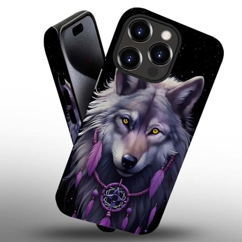 Coque iPhone 14 Pro Max protection antichoc silicone loup - 3