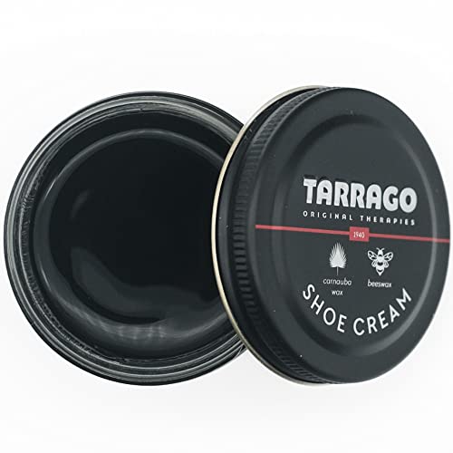 Tarrago Shoe Cream - Professional Shoe Polish With Carnauba Wax To Re-Color And Polish - Smooth Leather Shoes And Boots- Over 100 Colors - 50 Ml/ 1.7Fl. Oz - Navy #17 #TOP1