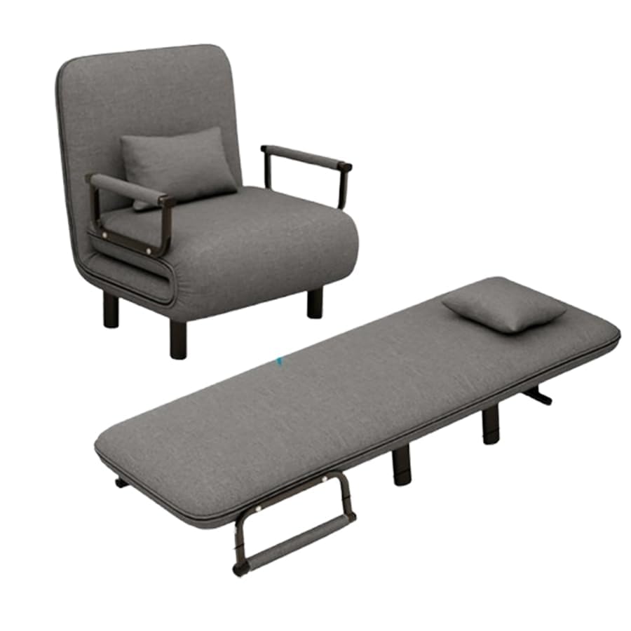ソファーベッド 折りたたみ 3WAY 1人掛け 幅65cm クッション付 Amazon｜ソファーベッド 一人用 3WAY 折りたたみ式ソファベッド