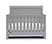 Simmons Kids SlumberTime Rowen 4-in-1 Convertible Baby Crib, Grey