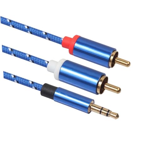 Cable de audio 3.5 mm a doble RCA Gadpiparty de 1.8 metros