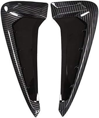 CARBON FIBER 2Pcs Car Styling for BMW Xdrive Emblem X5 F15 X5M F85 14-18 Shark Gills Side Fender Vent Mesh Decoration 3D Stickers Grille Auto Exterior Accessories