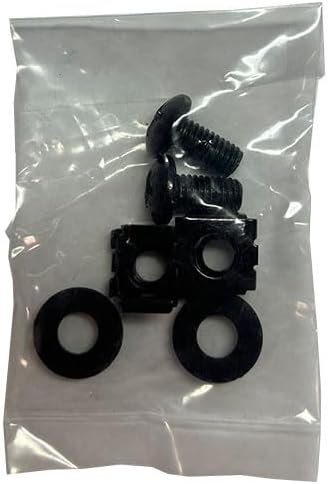 Miniatura 6 de Quest Manager de cables vertical con anillo en D, 25 cables, paquete de 3 unidades, negro (VD-00-025-3)