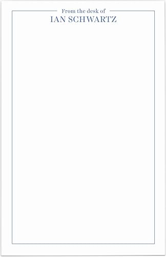 Miniatura 1 de From The Desk Of Men's Notepad, Professional Notepads for Men or Women, Personalized Gift for Men, Personalized Desk Stationary Set, Your choice of