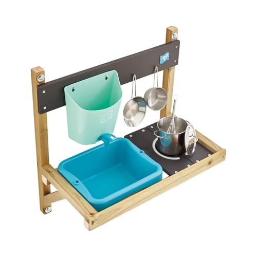Accesorio de cocina de barro TP Toys con depósito de agua y sartenes para casa de juegos 6