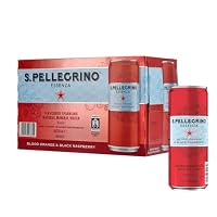 S.Pellegrino Essenza Blood Orange & Black Raspberry 24 x 330ml Cans