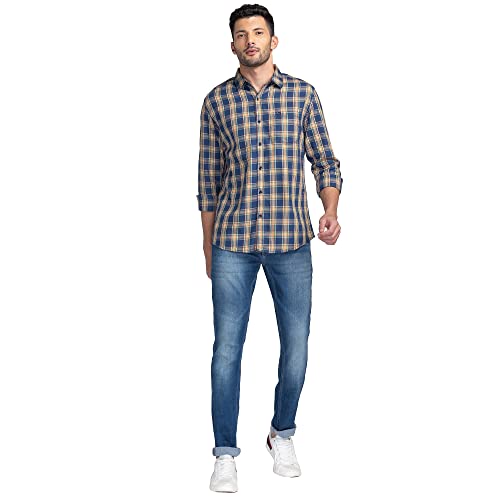 Image of Spykar Men's Slim Fit Shirt
