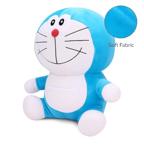 Image of Plush Stuffed Animal Toy | Ultra Soft and Cuddly Teddy for Kids and Adults | Cute Hugging Doll for Gifting, and Bedroom Decor (Blue Cartoon)
