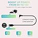 USB to DC3.5 Car Charger Cable, Furrion FOS07TADS Vision S Monitor USB to DC Car Charger Cable - FOS48TA - BL FOS48TAPK Bl, for Connecting Wireless Backup Camera 7-inch Monitor Replacement 9.84FT