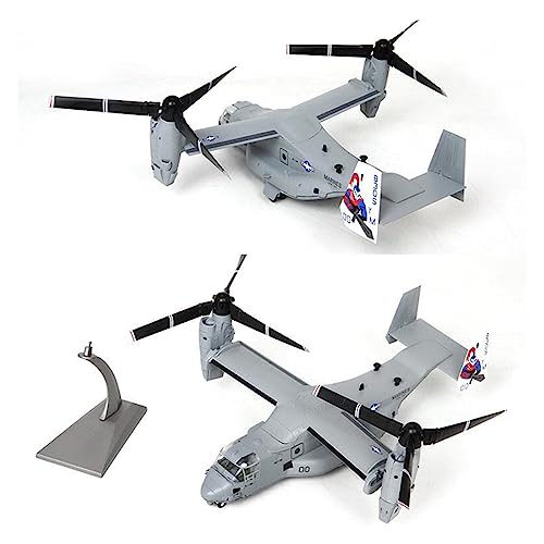 Modelo de avión v22 osprey miniatura de metal para decorar despachos 2