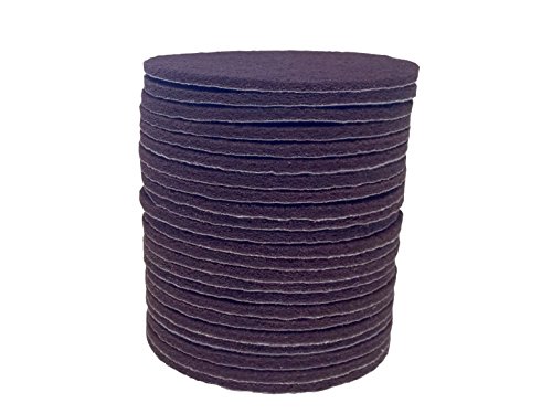 Disques non tissés de 12.7 cm bordeaux ponçage métal bois conditionnement surface