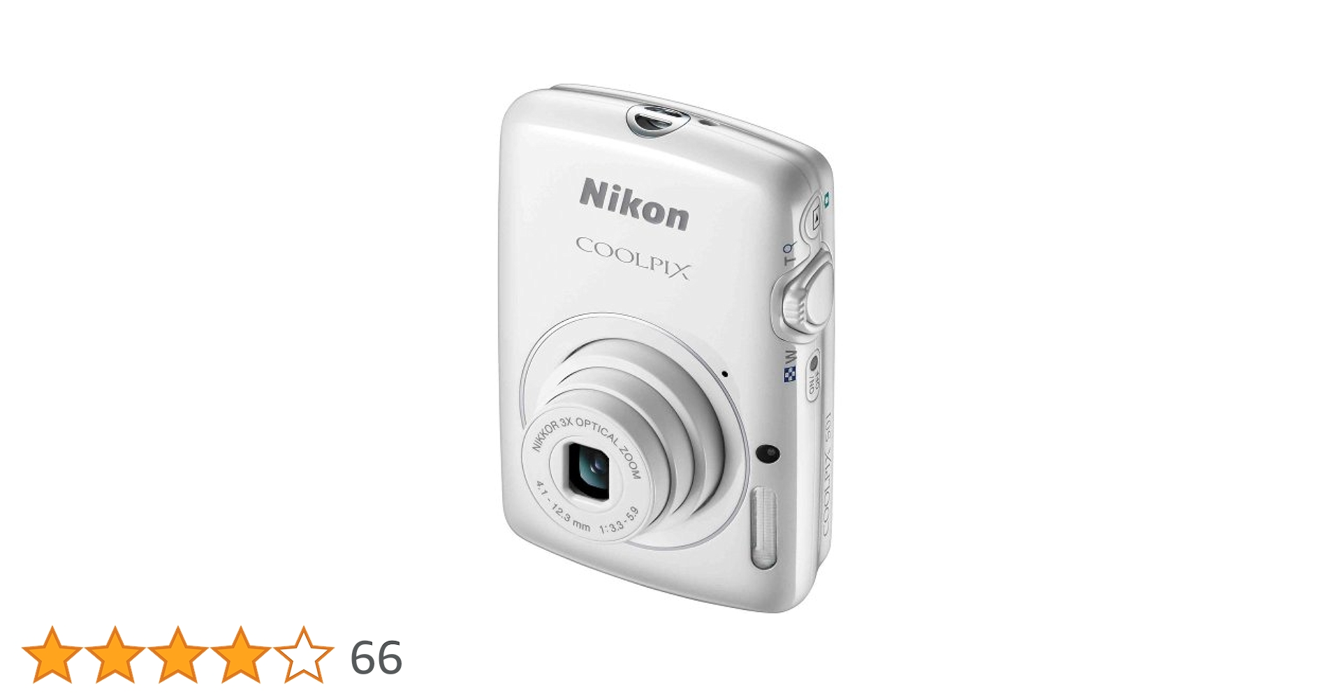Amazon | Nikon COOLPIX S01 10.1 MP デジタルカメラ 3倍ズーム