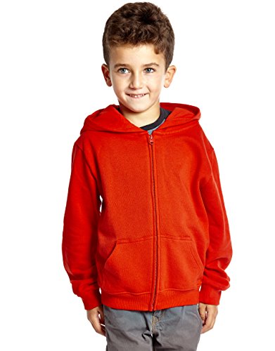 Image of Leveret Kids & Toddler Hoodie Boys Girls 100% Cotton Zip-Up Hoodie Jacket (2-14 Years) Variety of Colors