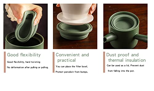 Eyoulyer Ceramic Coffee Maker Pour Over Coffee Drip Friends Gift With A Handle Coffee Server Pot And Coffee Filter thumb #4