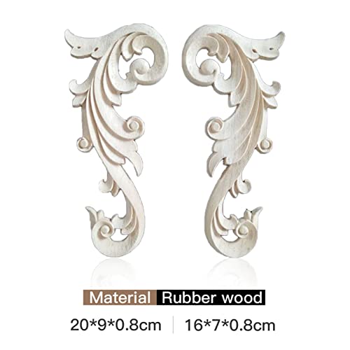 Corona grande hojas oval flor muebles para customización de cabeceros 3