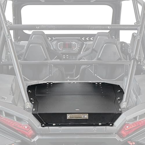 KEMIMOTO 2024/2025+ XP 1000 Trunk Bed Enclosure UTV Storage Enclosure Cargo Bed Cover Compatible with 2024 2025+ Polaris RZR XP 1000/4 Ultimate/Sport/Premium Protects Your Cargo