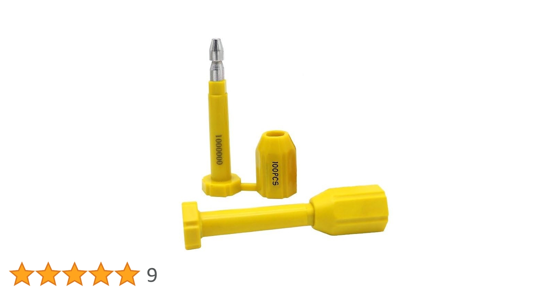 Amazon.co.jp: 100パック ボルトシール コンテナ 不正開封防止