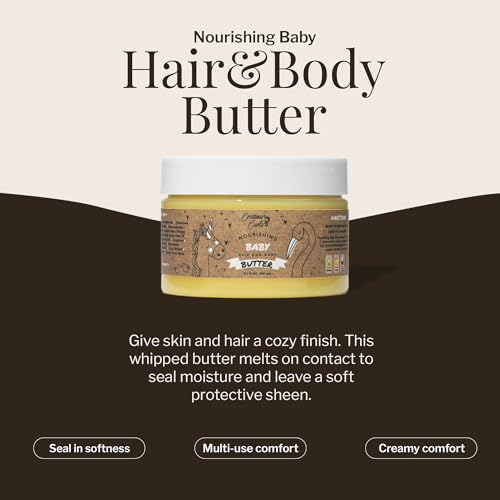 Image of Cristina's Curls Nourishing Baby Hair And Body Butter - Rich Whipped Moisture To Seal Soft Skin And Strands
