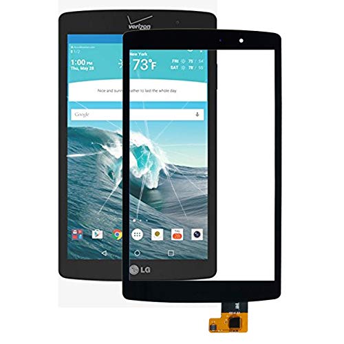 Écran tactile pour LG G Pad VK815 noir contre vitre brisée et bugs tactile