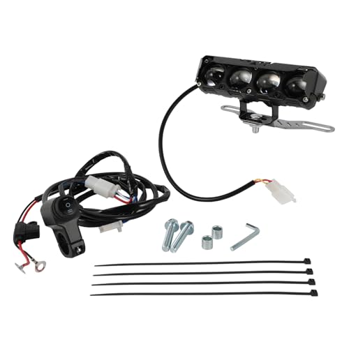Image of Dirt Bike Light Bar 5inch 54W 8000lm Head Light Flood Spot Universal for 7 /8 inch Handlebar CRF KLX DRZ TTR YZF WR RM 65CC-450CC Motorcycle Pit Bike